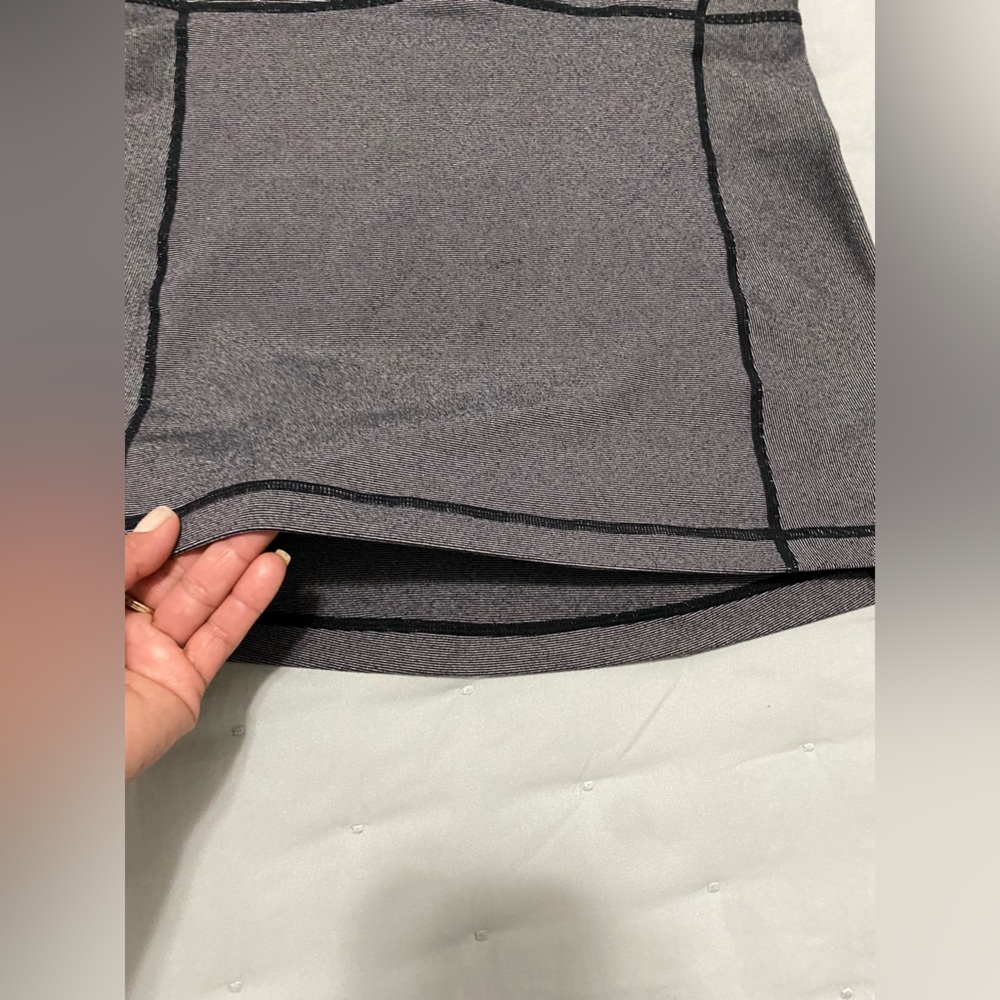Gray and Black Lululemon athletic tank top - Picture 7 of 9